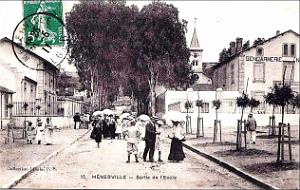 2654- Menerville - Sortie de l'ecole - 1911